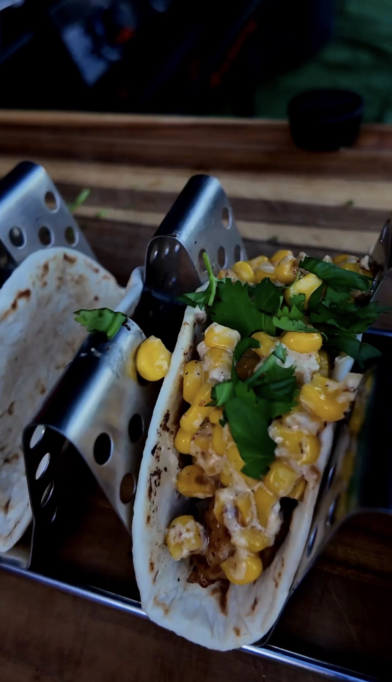 Street Corn Chicken Tacos